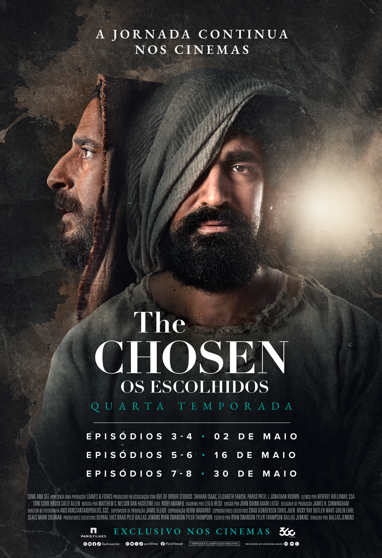 The Chosen os Escolhidos Episódios 3 e 4 da 4ª Temporada